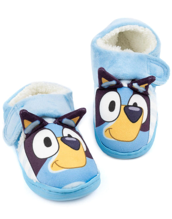 Bluey Slippers Kids Toddlers 3D Ears Strap Loungewear House Shoes 8 .5 US Child